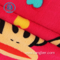 100% polyester fleece blanket printed flannel fabric